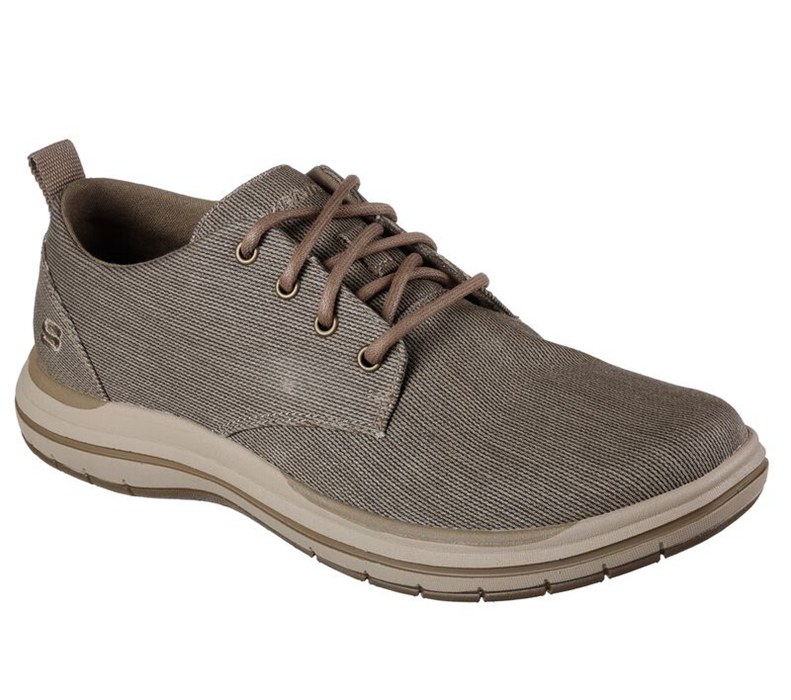 Skechers Herr Bruna Snörskor - Elson - Moten - Sverige (QTUGM-0139)